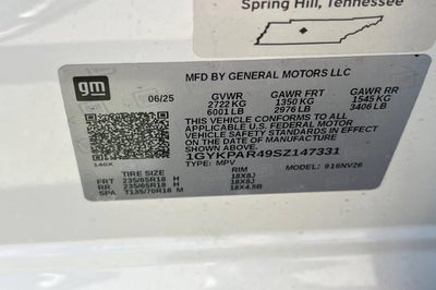 2025 Cadillac XT6 Luxury