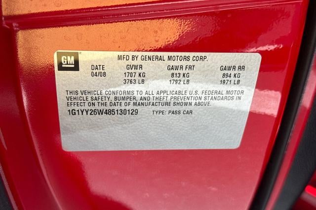 2008 Chevrolet Corvette Base