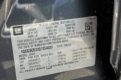 2016 Chevrolet Colorado 2WD LT