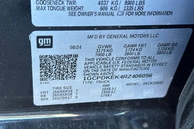 2024 Chevrolet Silverado 1500 LT (2FL)