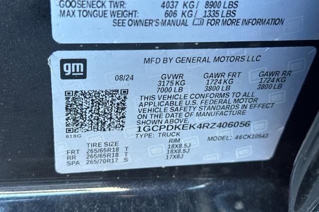 2024 Chevrolet Silverado 1500 LT (2FL)