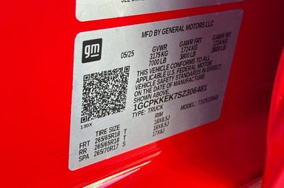 2025 Chevrolet Silverado 1500 LT (2FL)