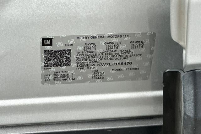 2020 Chevrolet Traverse 1FL