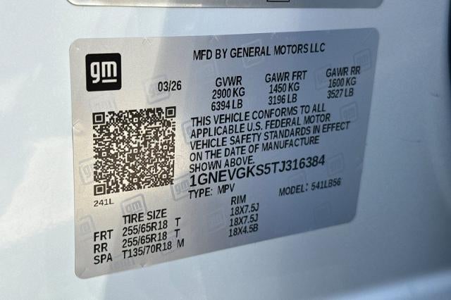 2026 Chevrolet Traverse LT