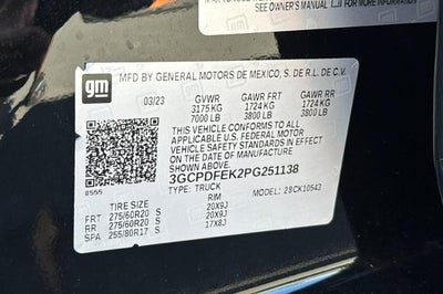 2023 Chevrolet Silverado 1500 LT Trail Boss