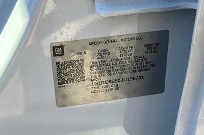2018 Chevrolet Volt LT