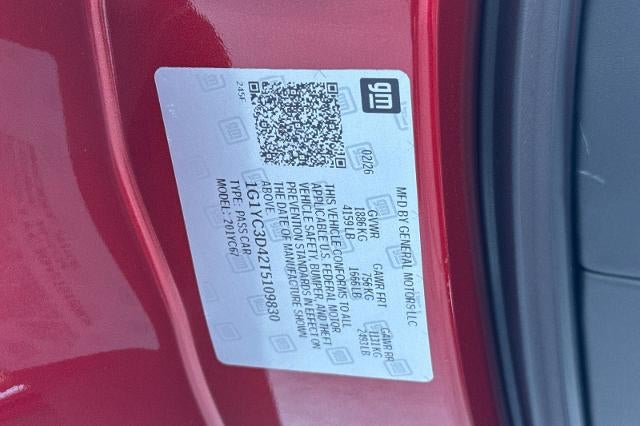 2026 Chevrolet Corvette Stingray 3LT