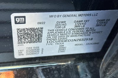 2022 Chevrolet Silverado 1500 LTZ