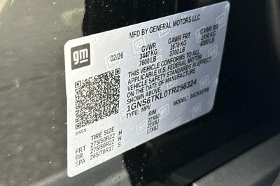 2026 Chevrolet Tahoe High Country