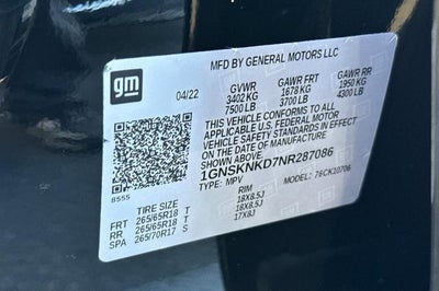 2022 Chevrolet Tahoe LT