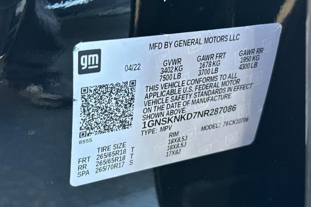 2022 Chevrolet Tahoe LT