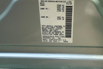 2018 Nissan LEAF SL