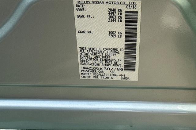 2018 Nissan LEAF SL