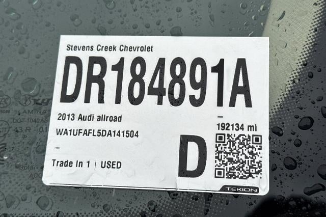2013 Audi allroad Premium Plus