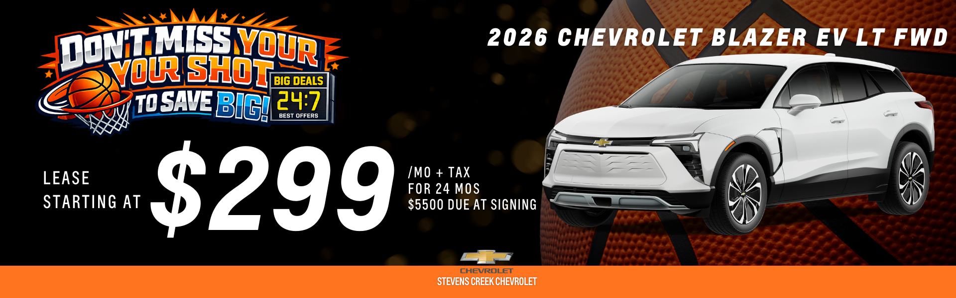 Select 2026 CHEVROLET BLAZER EV LT