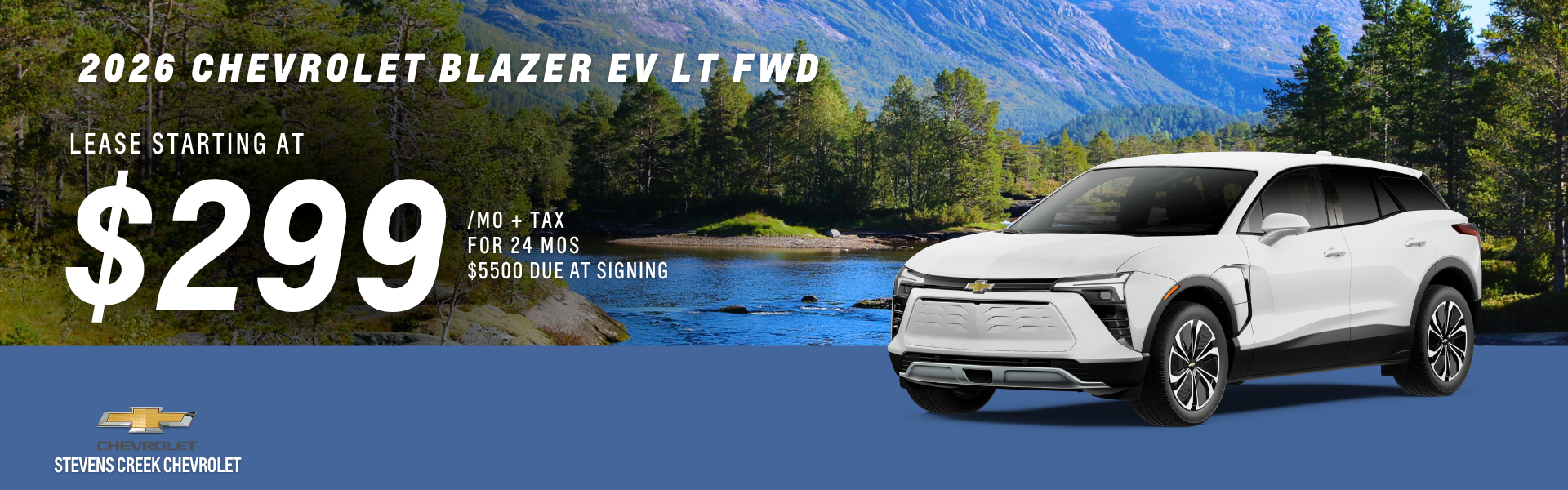 Select 2026 CHEVROLET BLAZER EV LT