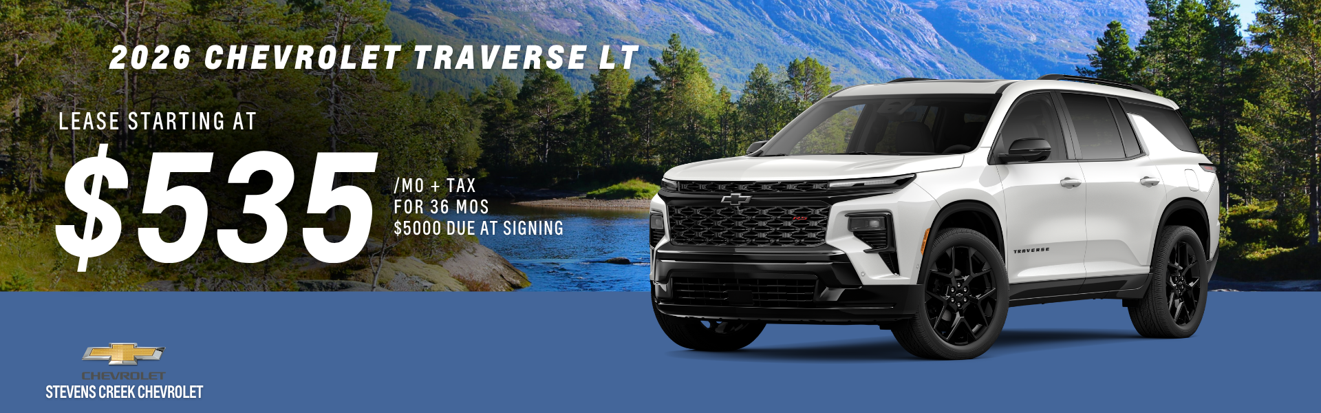 SELECT 2026 CHEVROLET TRAVERSE LT