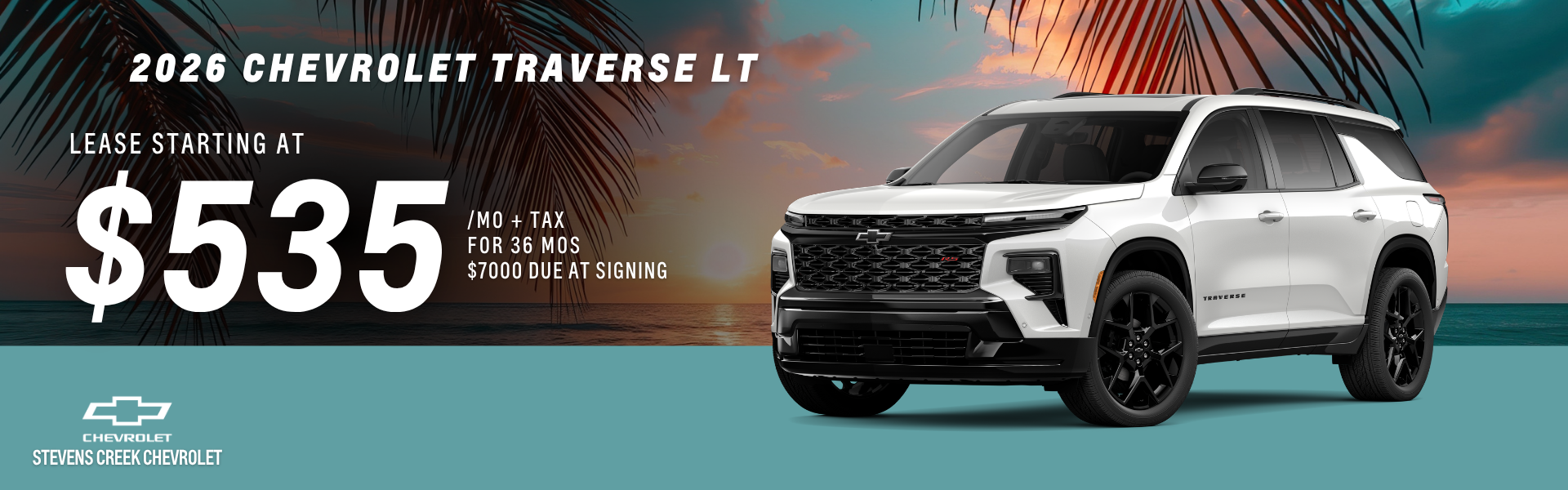 SELECT 2026 CHEVROLET TRAVERSE LT